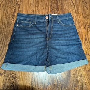 NWT Lauren Conrad dark denim jean shorts - 12